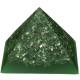 Orgonite pyramid medium green